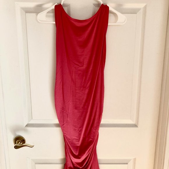 Boob Design Pink Tank Maternity/Nursing Dress - Picture 3 of 6